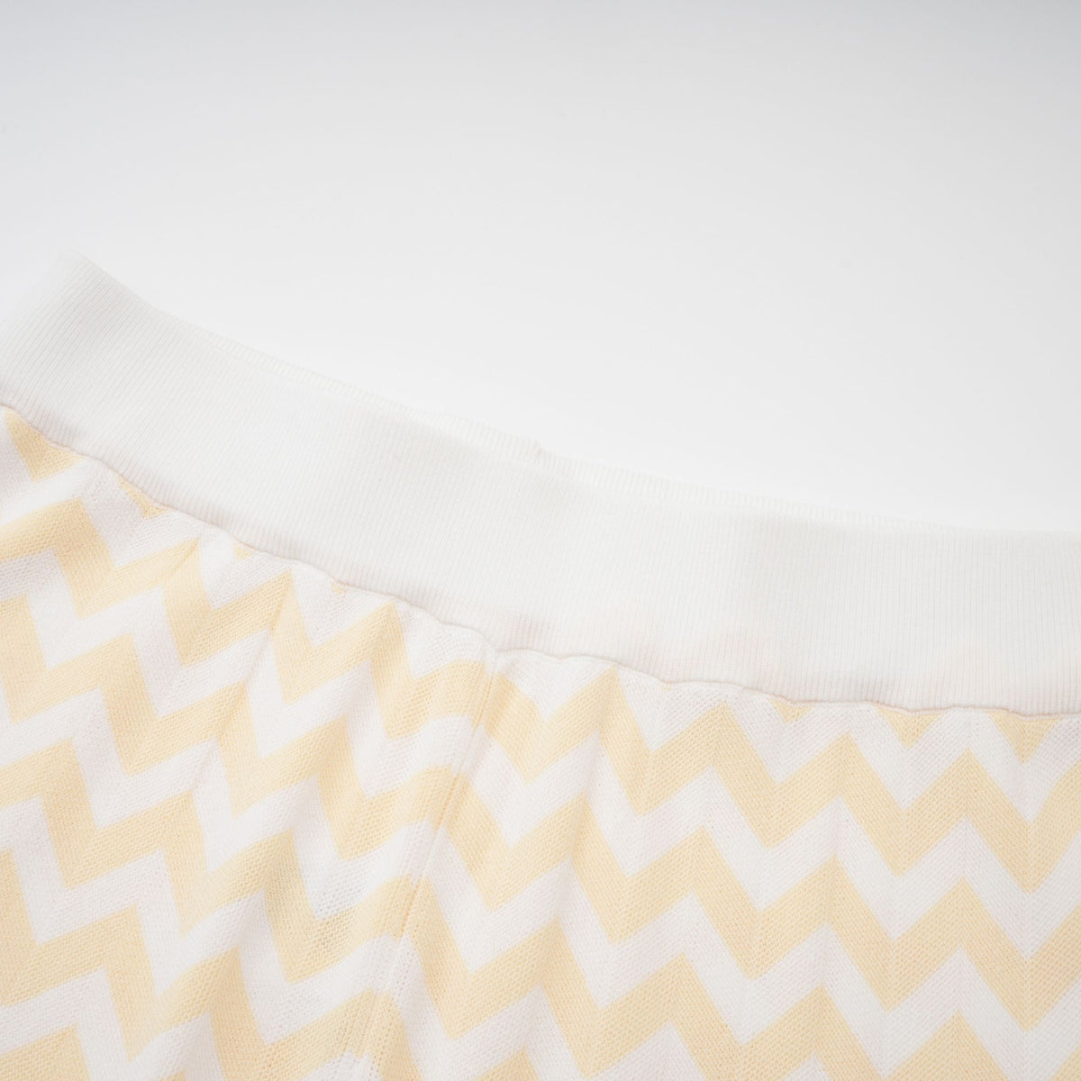 Isabelle Yellow Zigzag Knit Matching Set