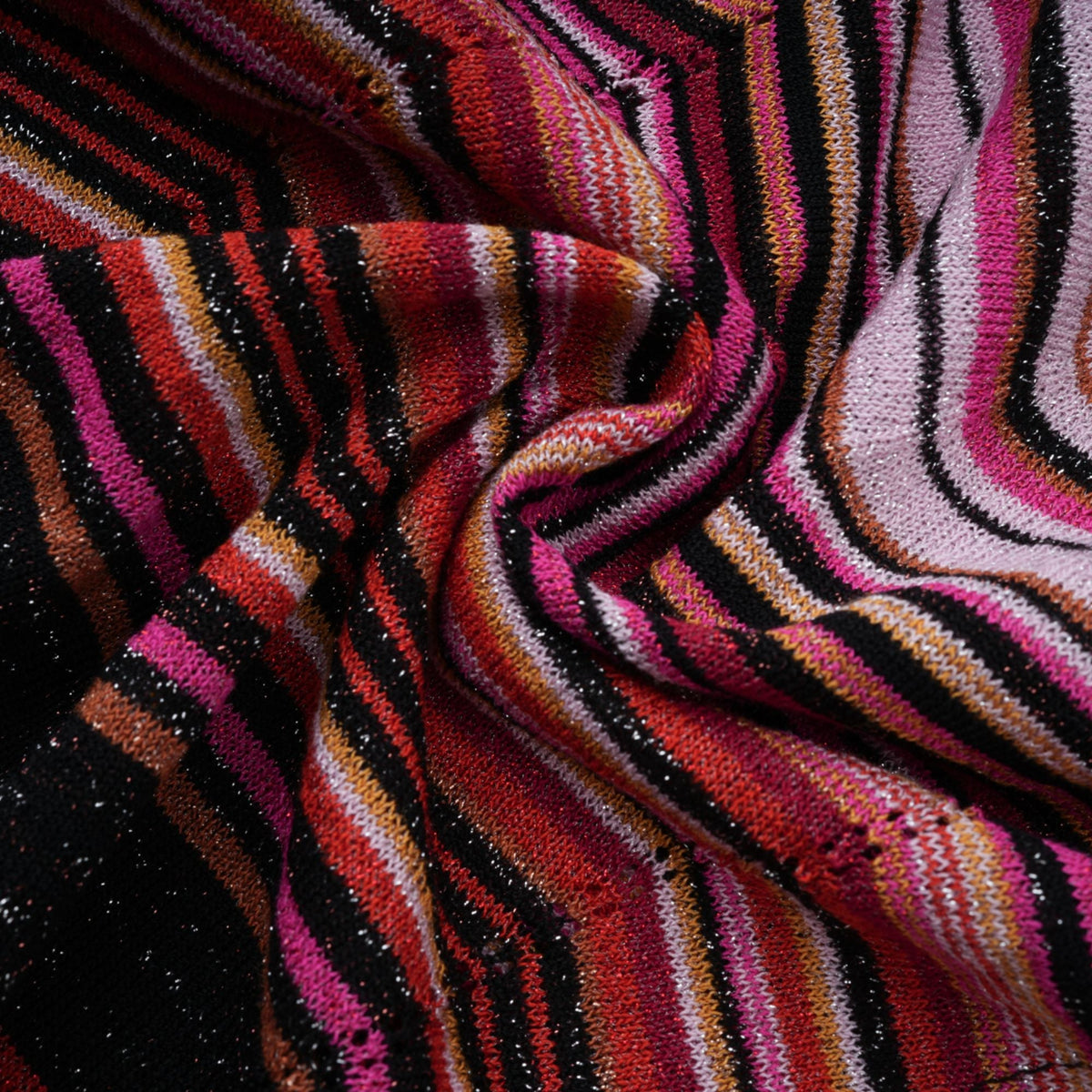 Chloé Red Striped Knit Long Cardigan