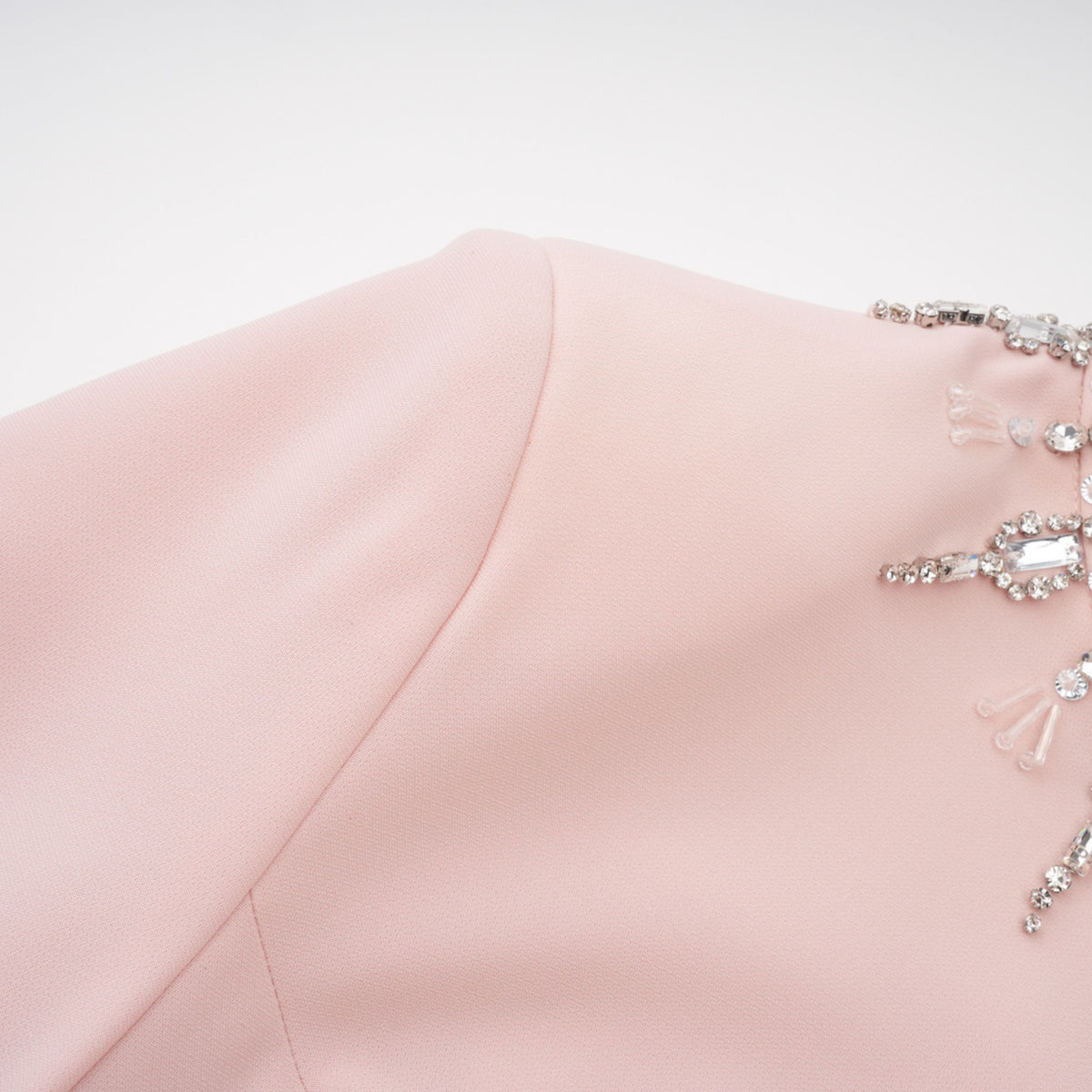 Klaudia Pink Embellished Corset Maxi Dress (Final Sale-US Only)