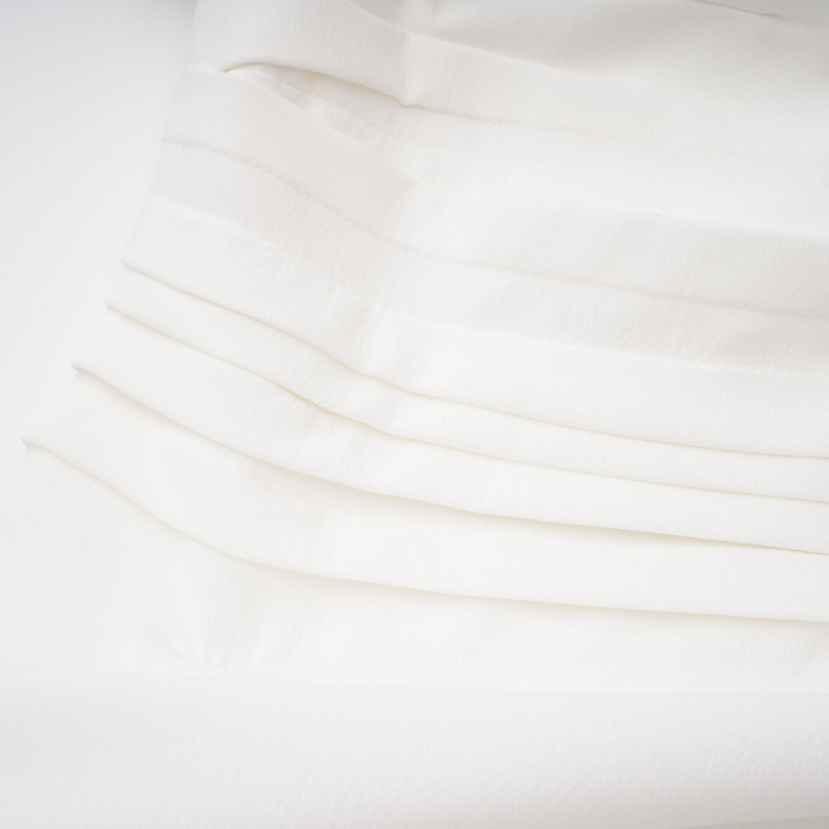 Blossom White One Shoulder Ruched Midi Dress (Final Sale-US Only)