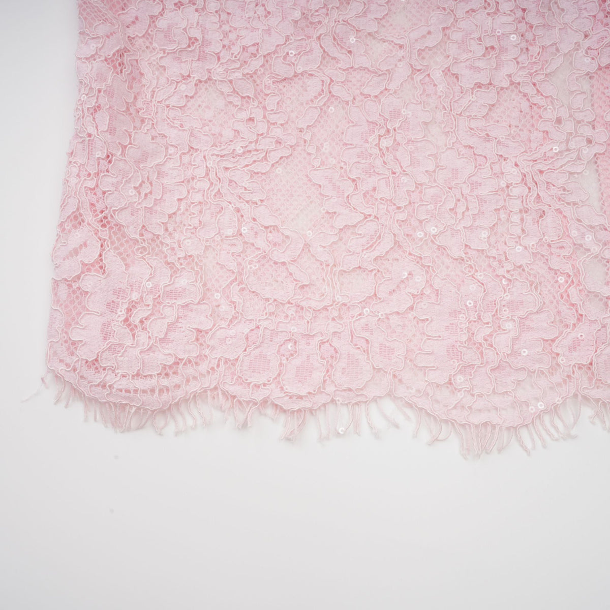 Elisabetta pink embellished floral-embroidered lace midi dress (Final Sale-US Only)