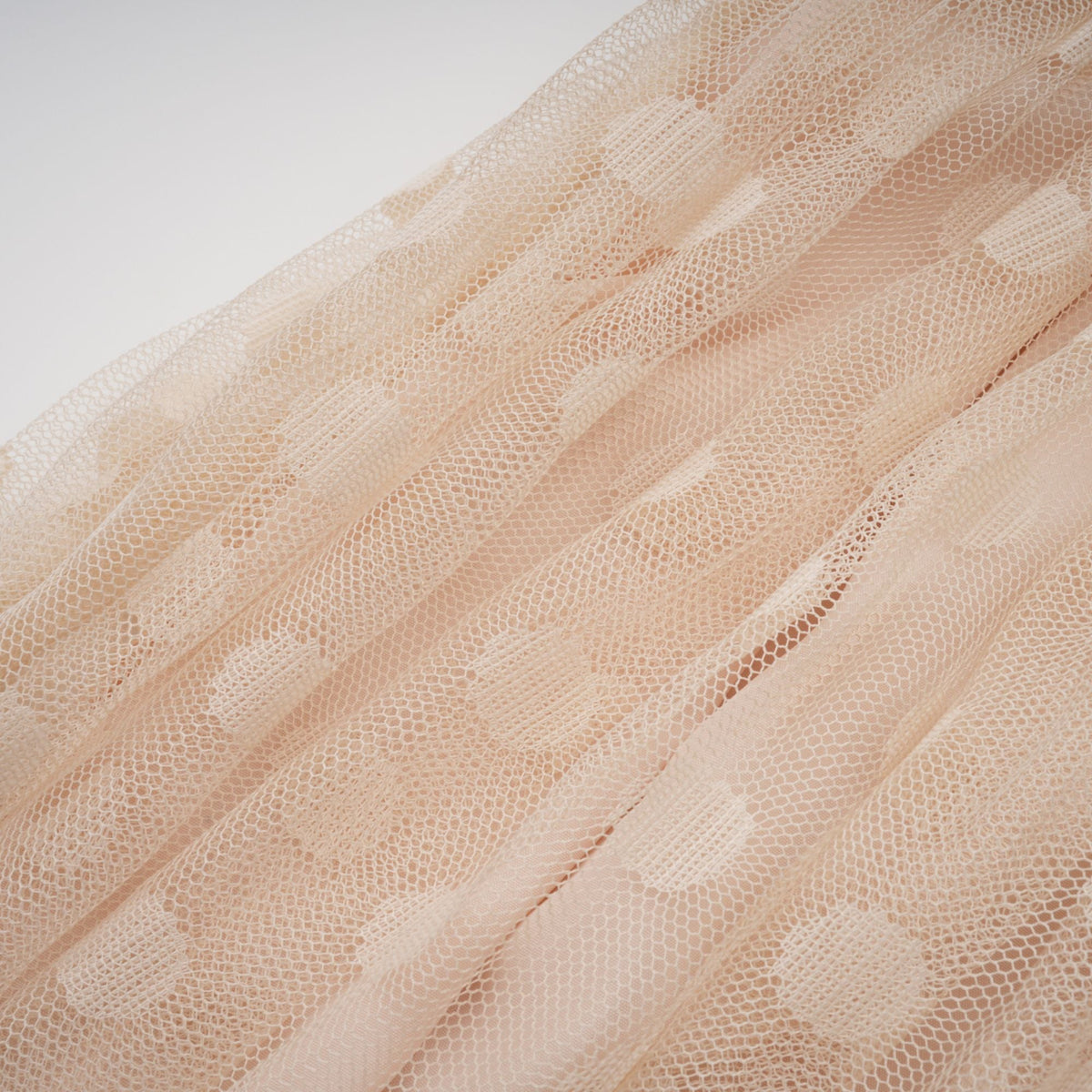 Éliane polka-dot lace-embroidered midi dress