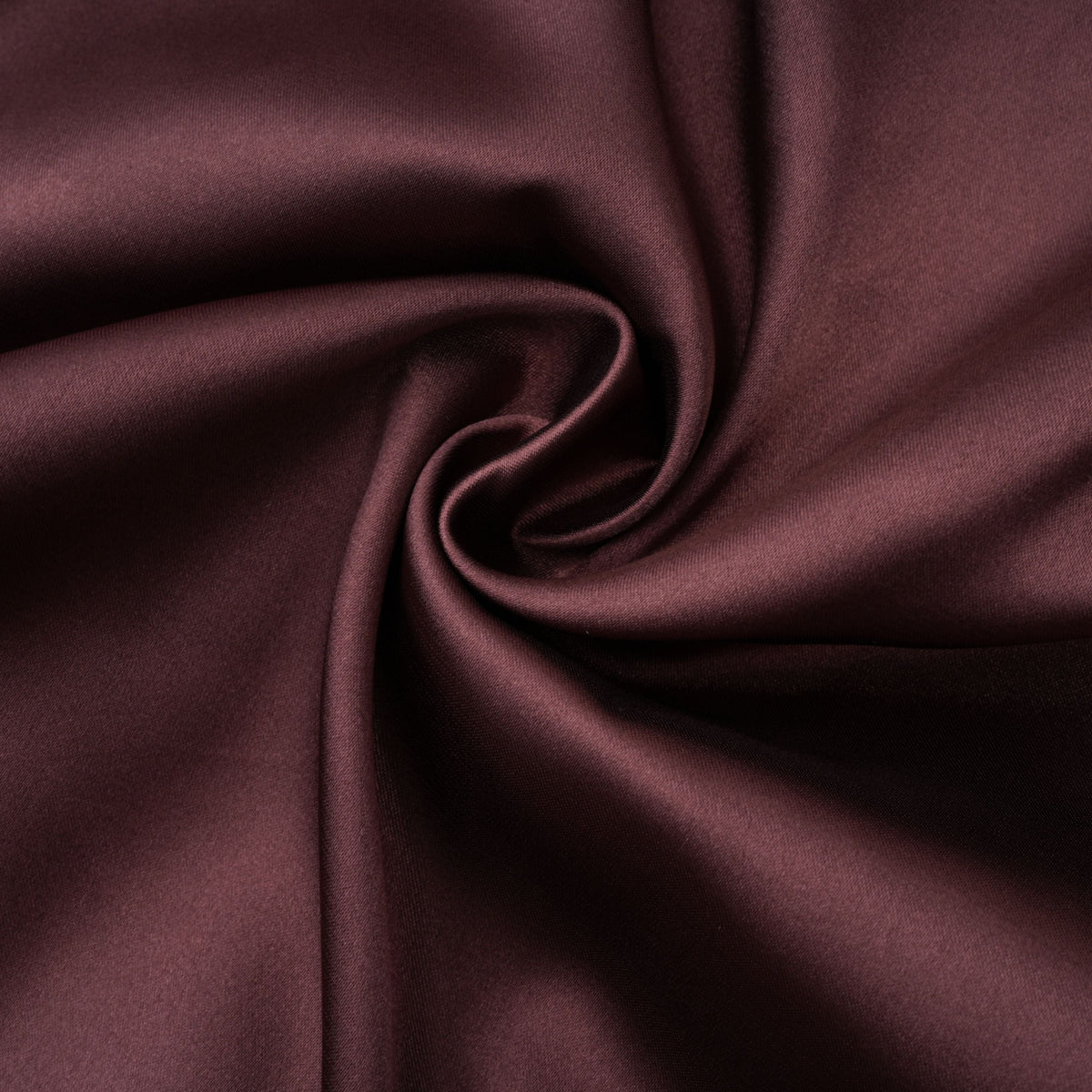 Inmaculada Brown Ruched Satin Maxi Dress