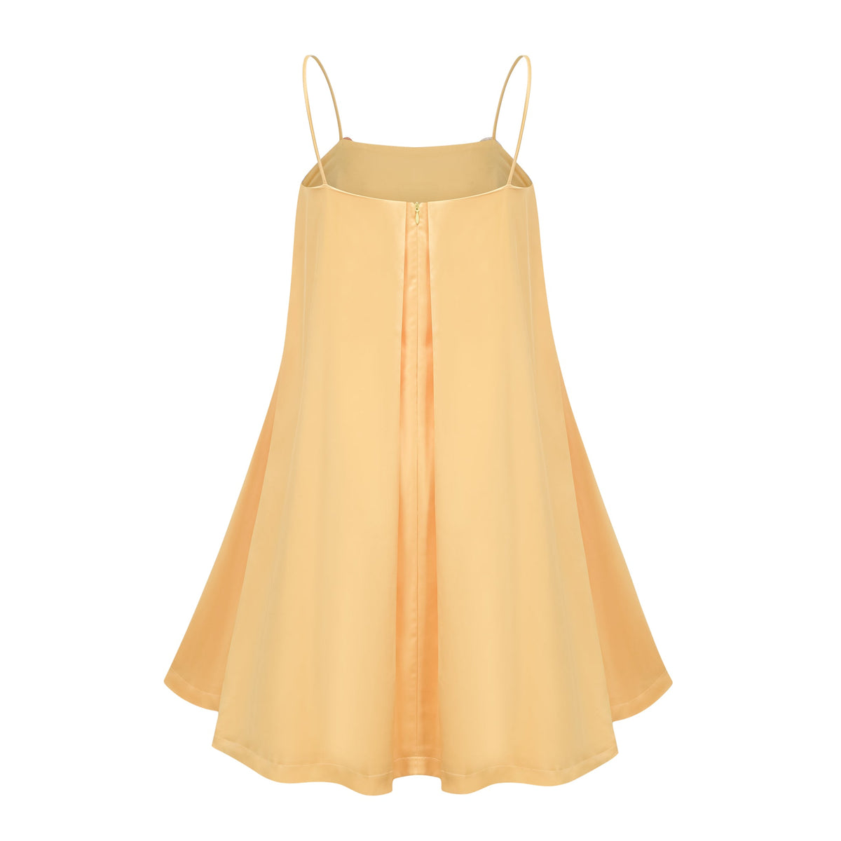 Avril Yellow Floral Embroidered Mini Dress (Final Sale-US Only)