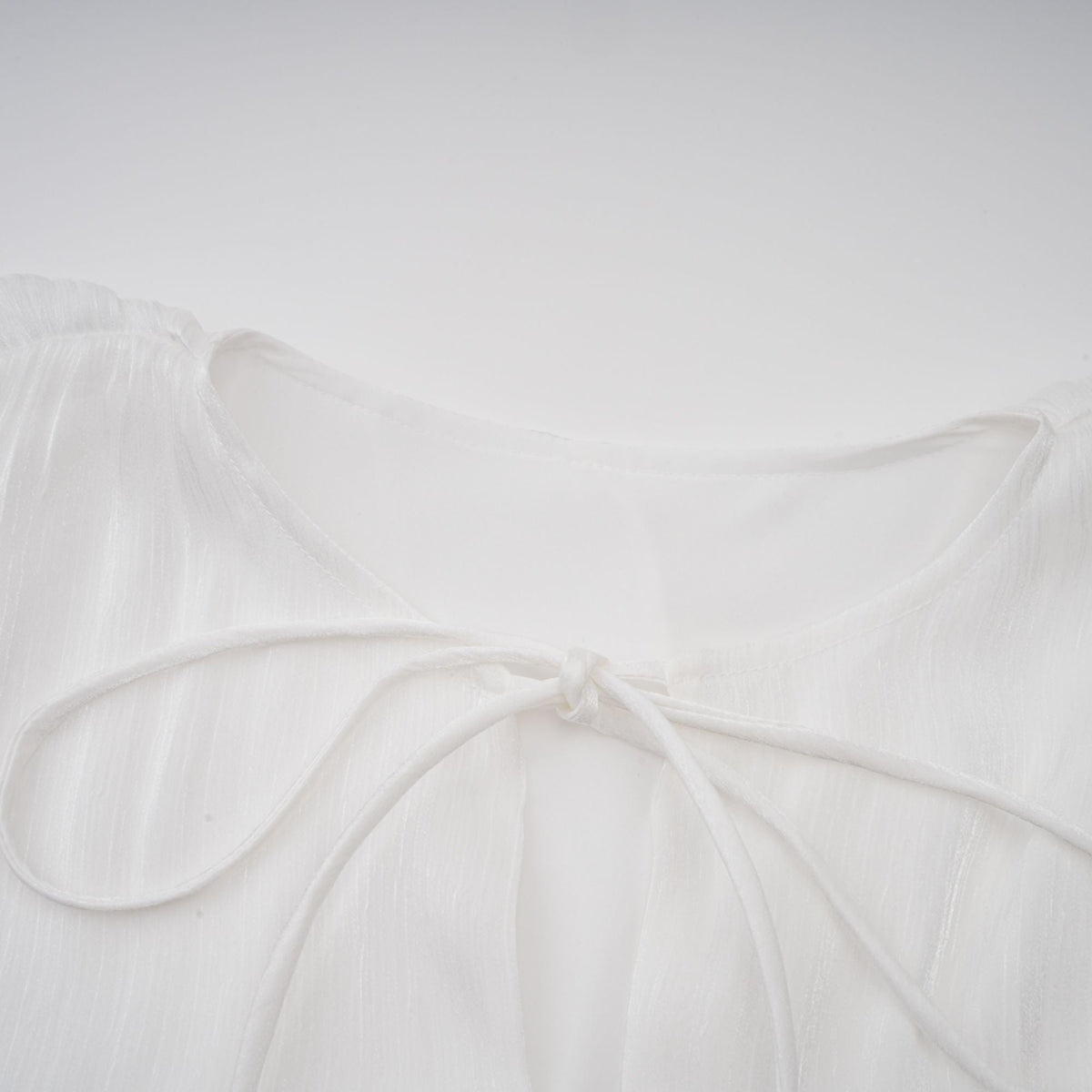 Mahault white pleated glitter-effect mini dress (Final Sale-US Only)