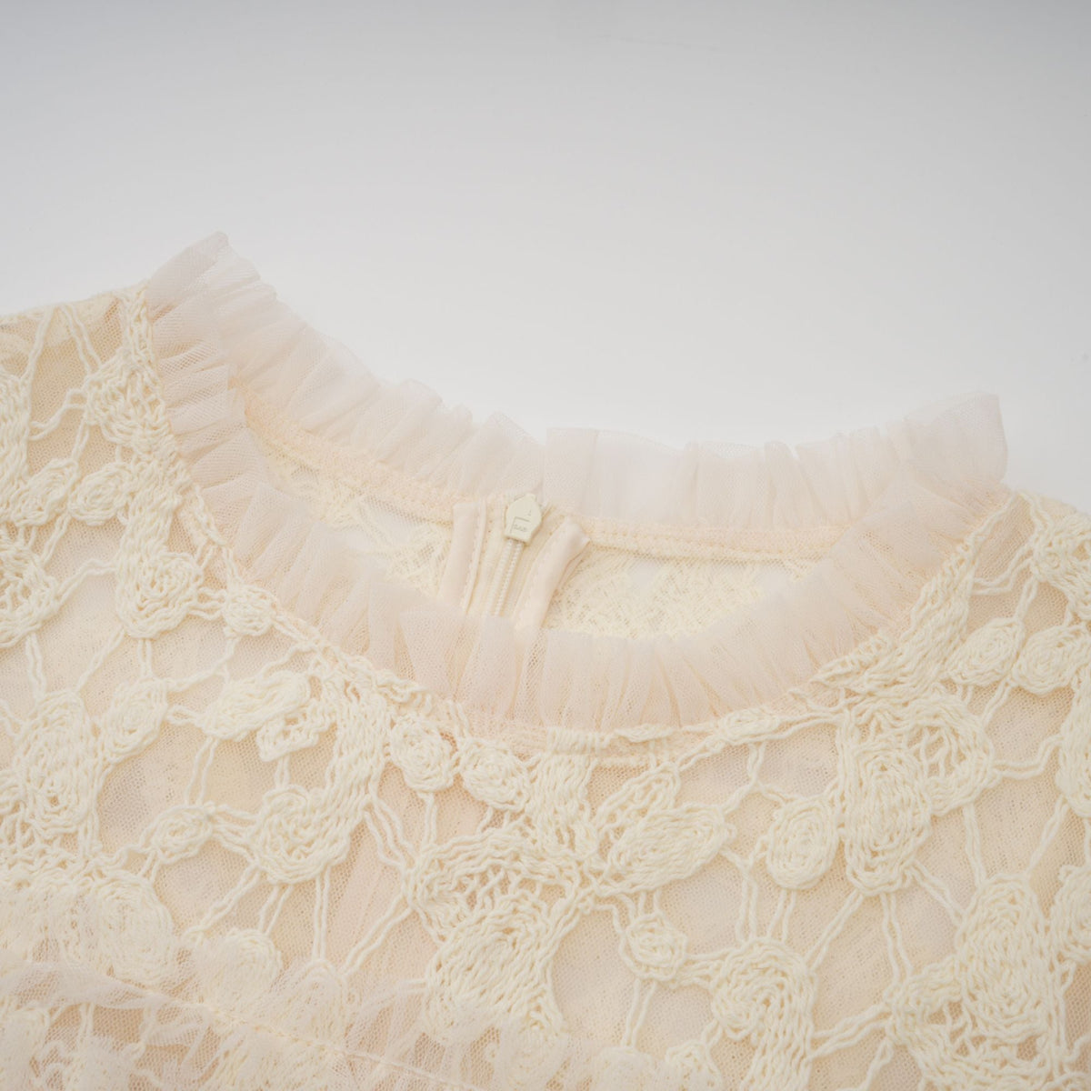 Capucine floral-embroidered layered tulle maxi dress