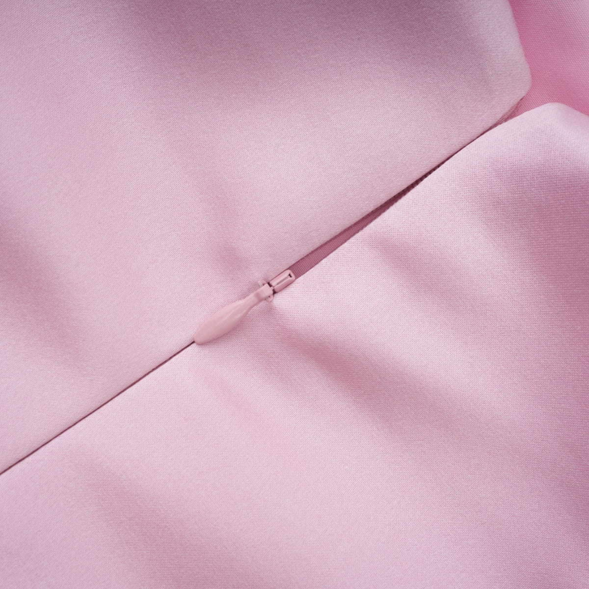 Felismina Pink Color Block Satin Maxi Dress