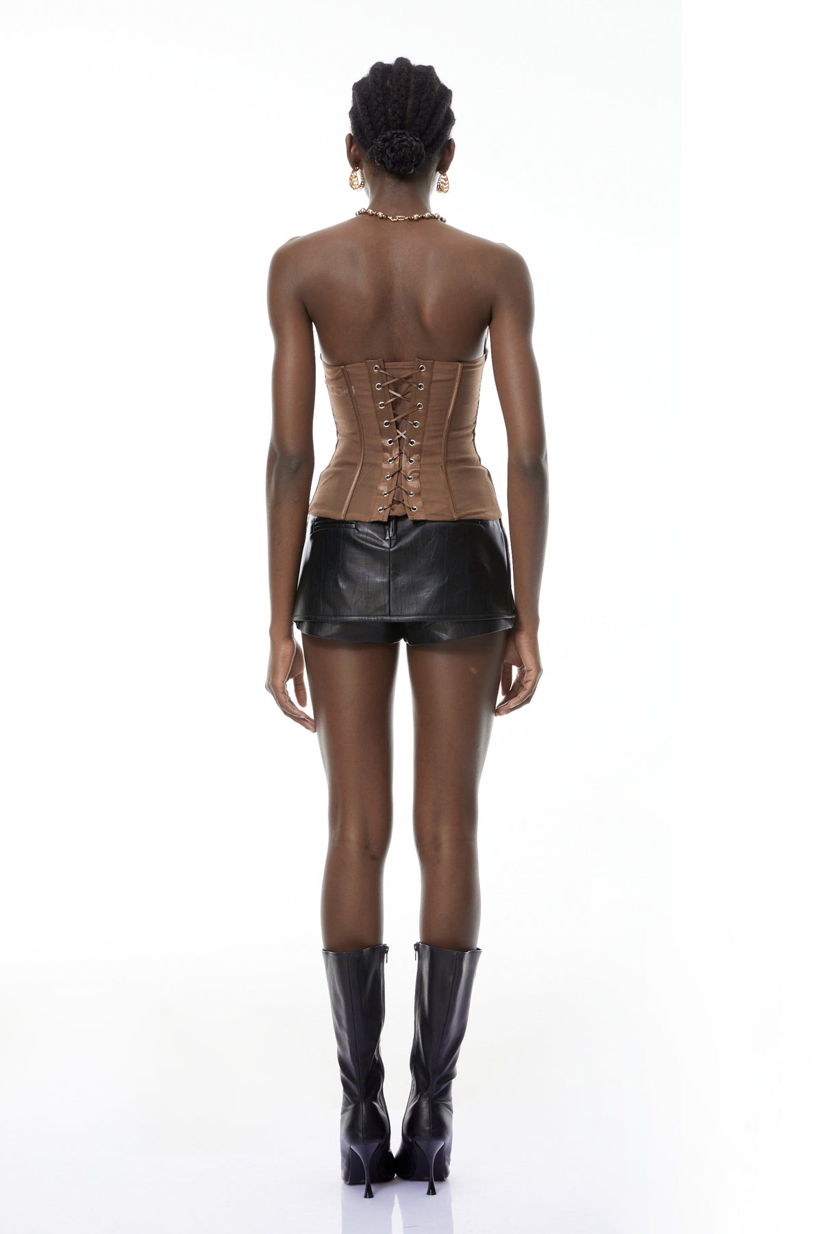 Genesis Bronze Bustier Bodice Corset Top