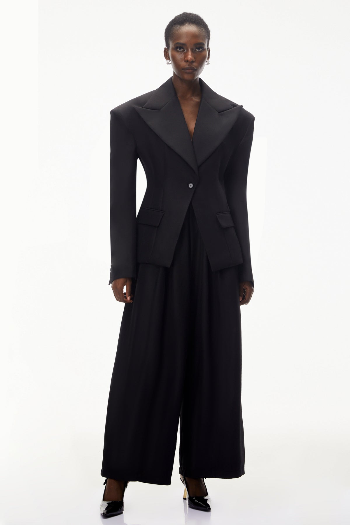 Homa Black Oversized Blazer & Trouser Set (Final Sale)