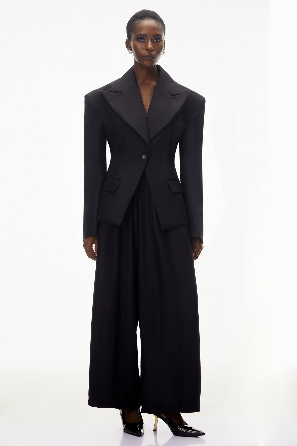 Homa Black Oversized Blazer & Trouser Set