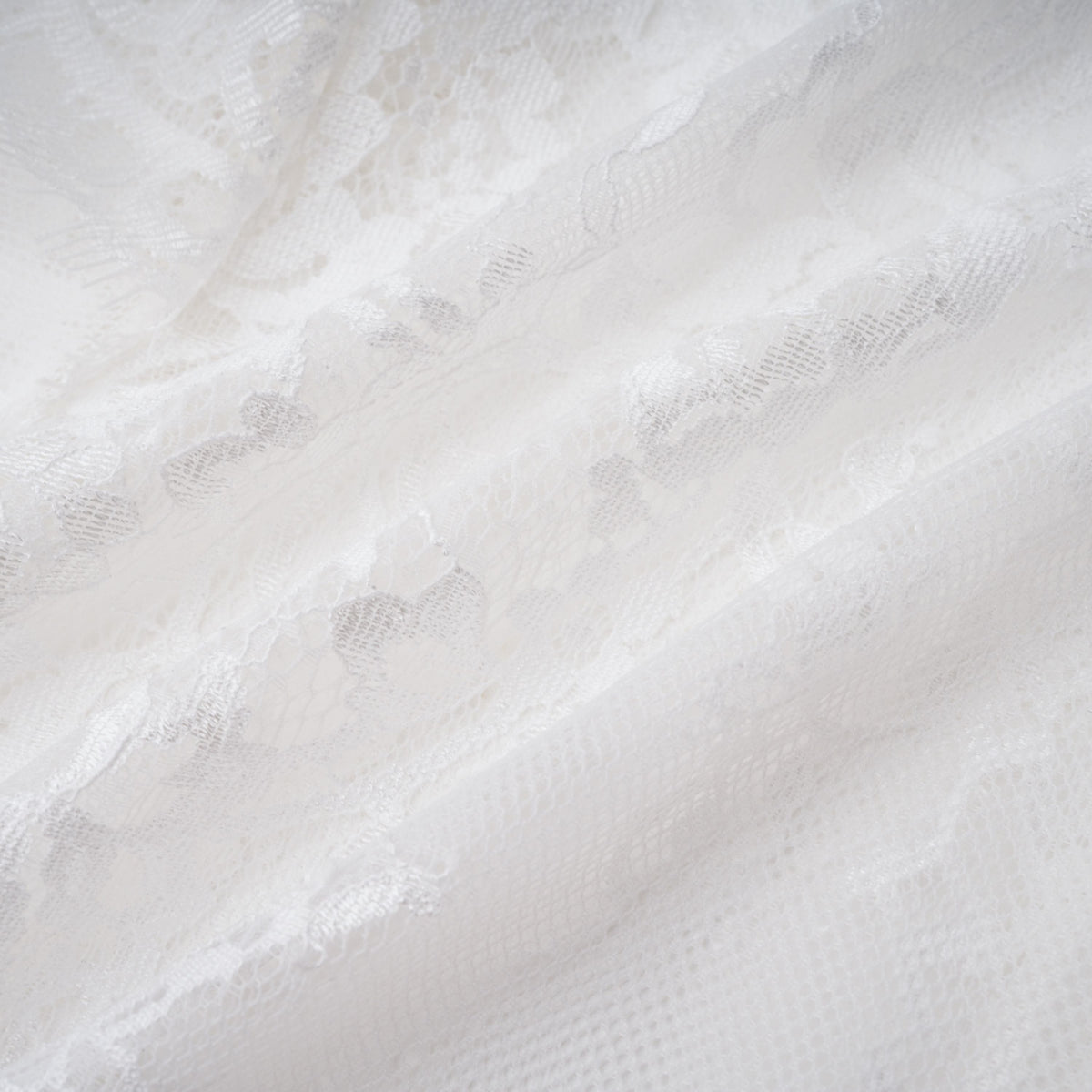 Michalina White Lace Convertible Gown with Long Sleeves