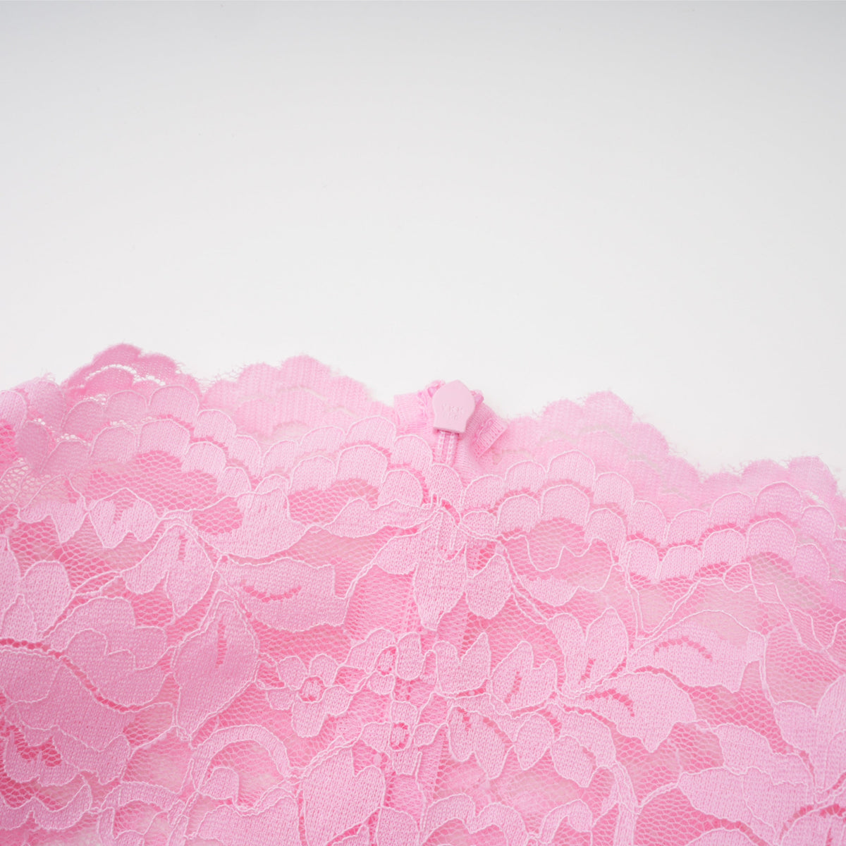 Nuria Pink Ribbon Detail Floral Lace Midi Dress (Final Sale-US Only)