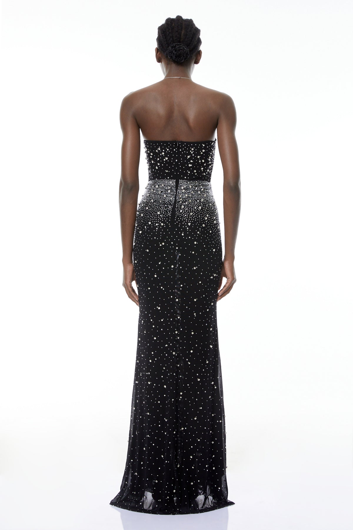 Parker Black Embellished Mermaid Maxi Dress