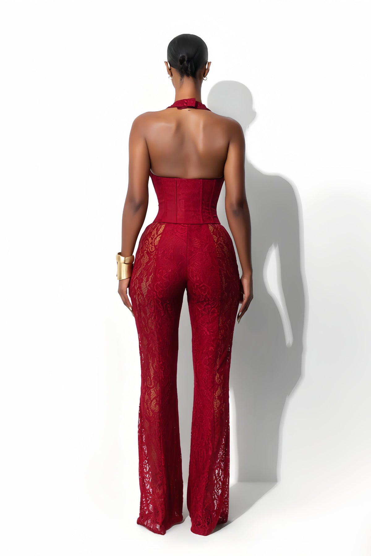 Rosalind Lace Corset Jumpsuit