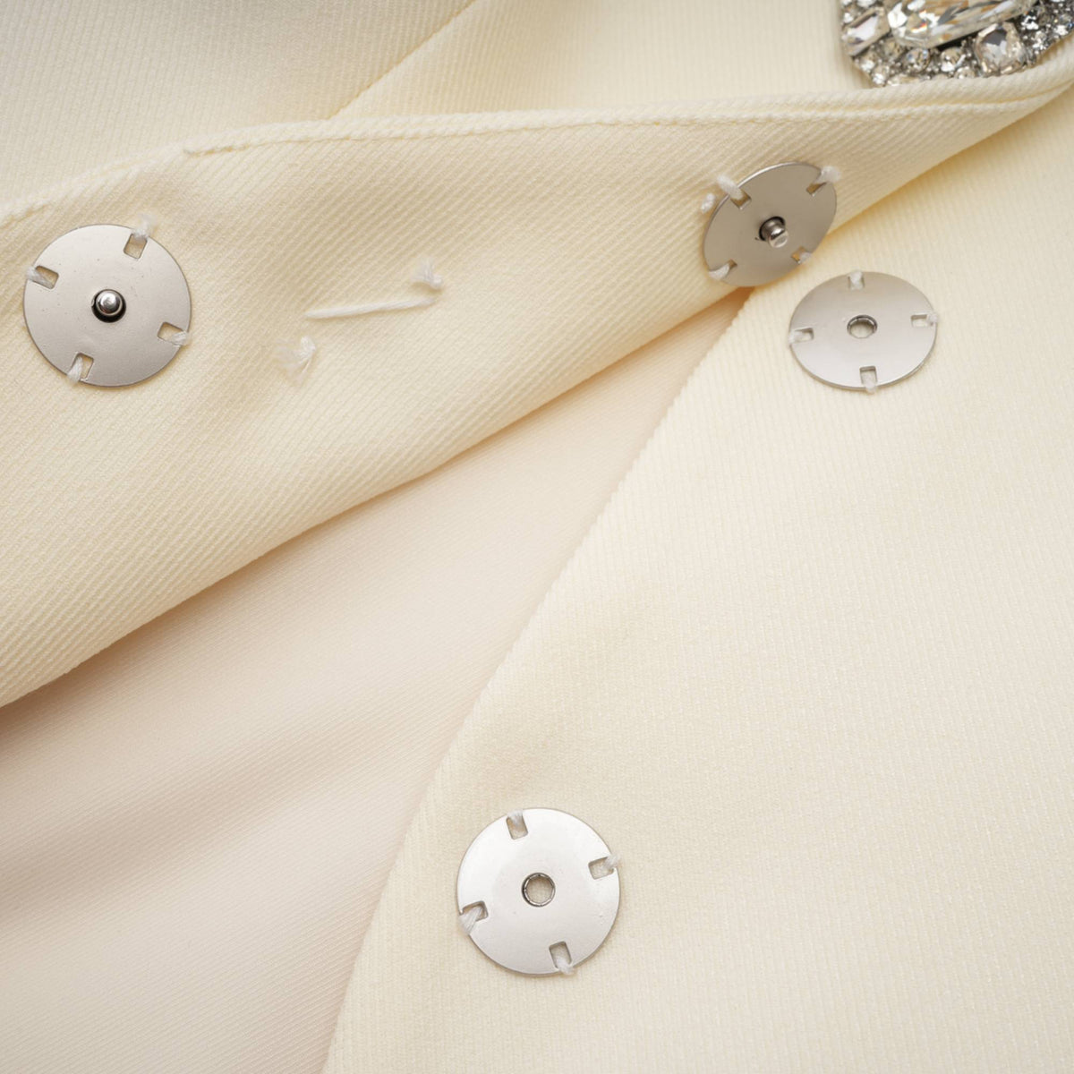 Iselin crystal-embellished jacket & shorts matching set