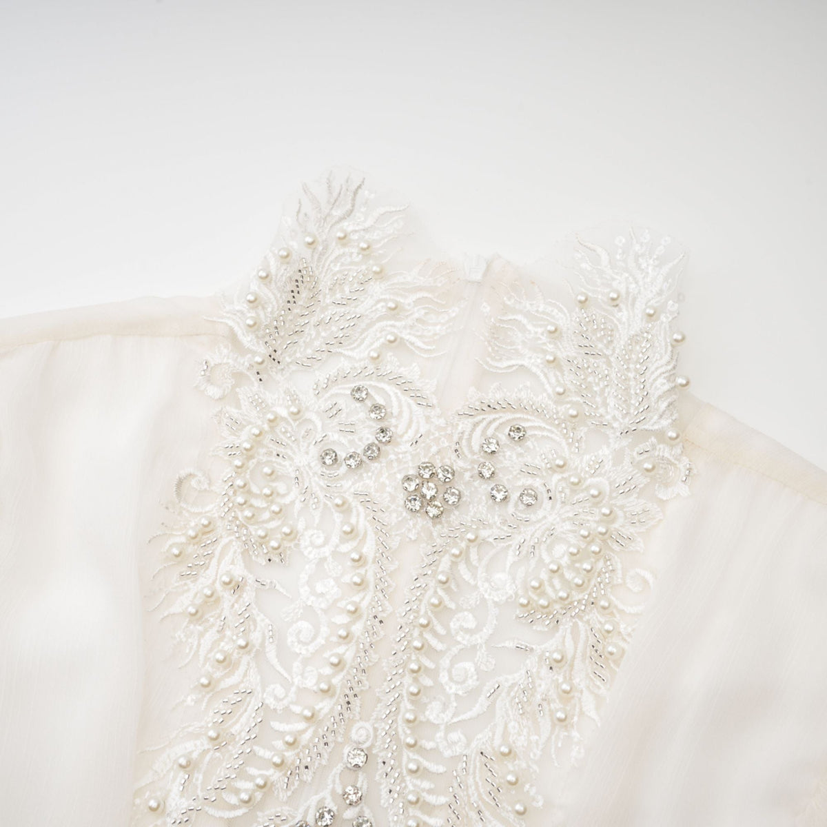 Mirage lace-detail embellished dress