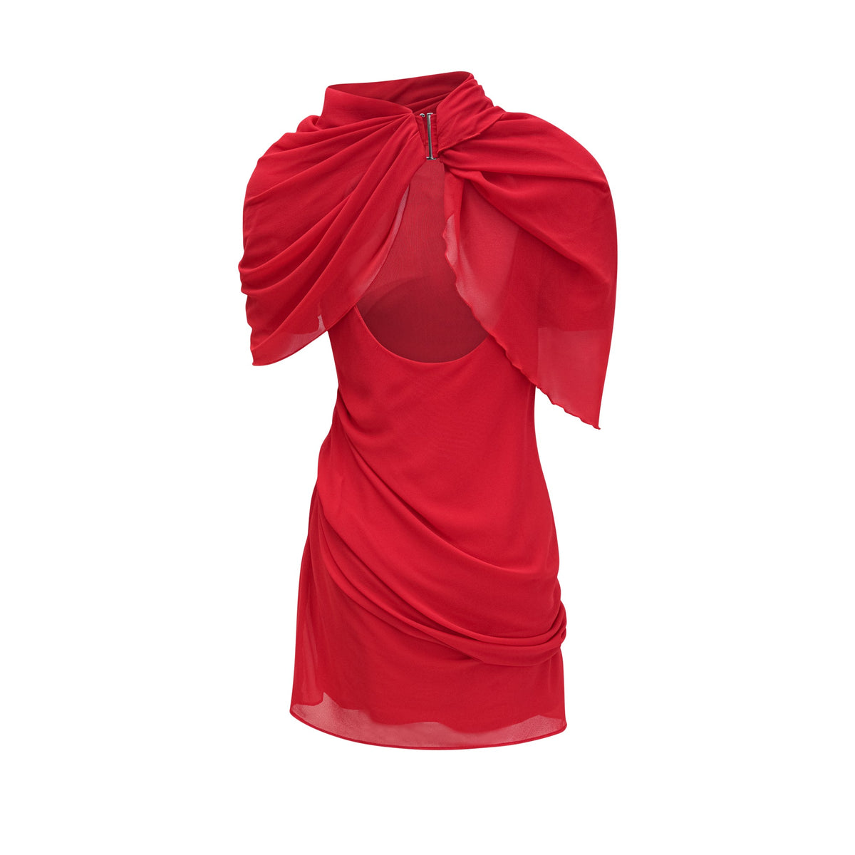 Clara draped mini dress