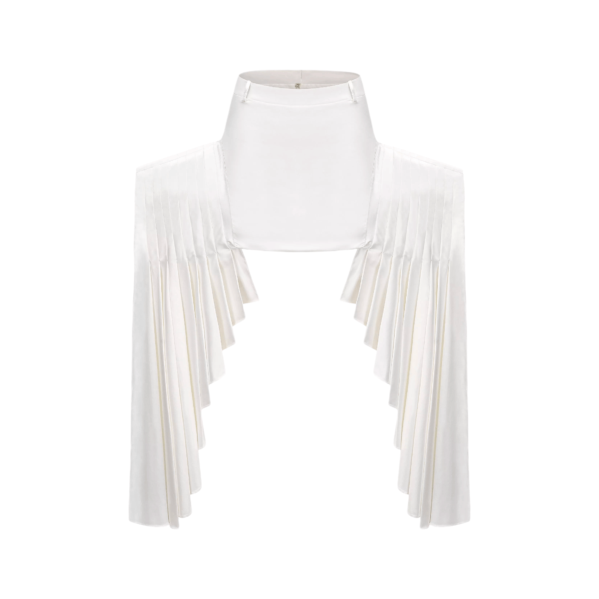 Karina layered-hemline mini skirt