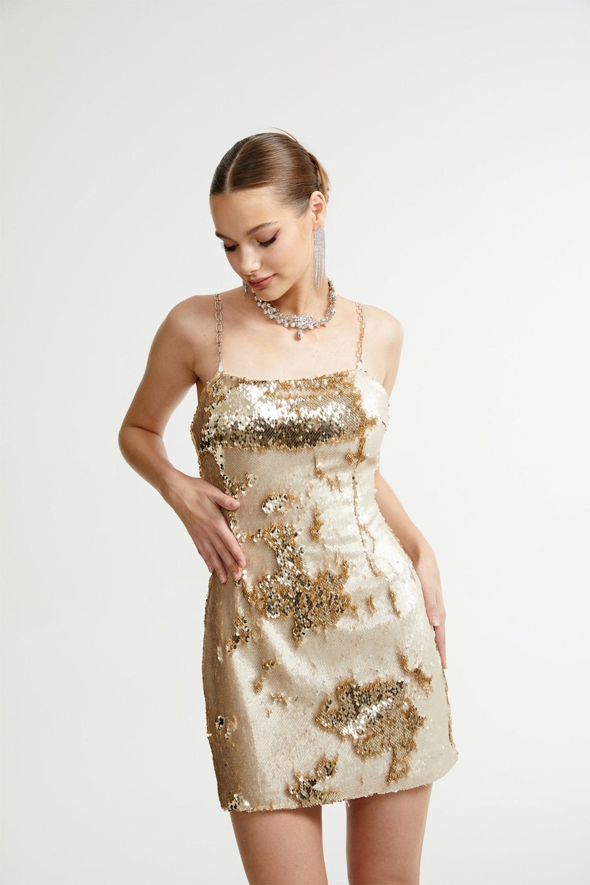 Arianwen reversible mini dress