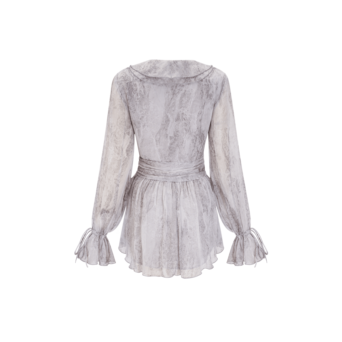 Cherilyn tie-dye floral mini dress (Final Sale-US Only)
