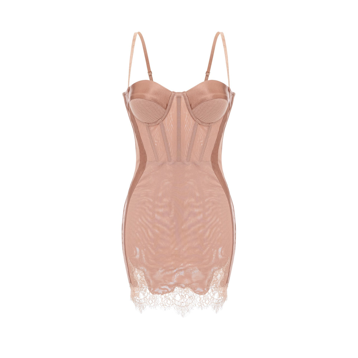 Coline bustier-style mini dress