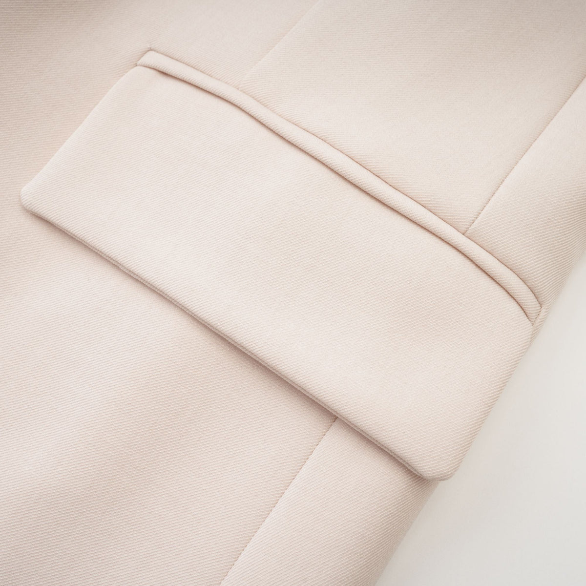 Coralie shawl-detailed jacket in Neutrals