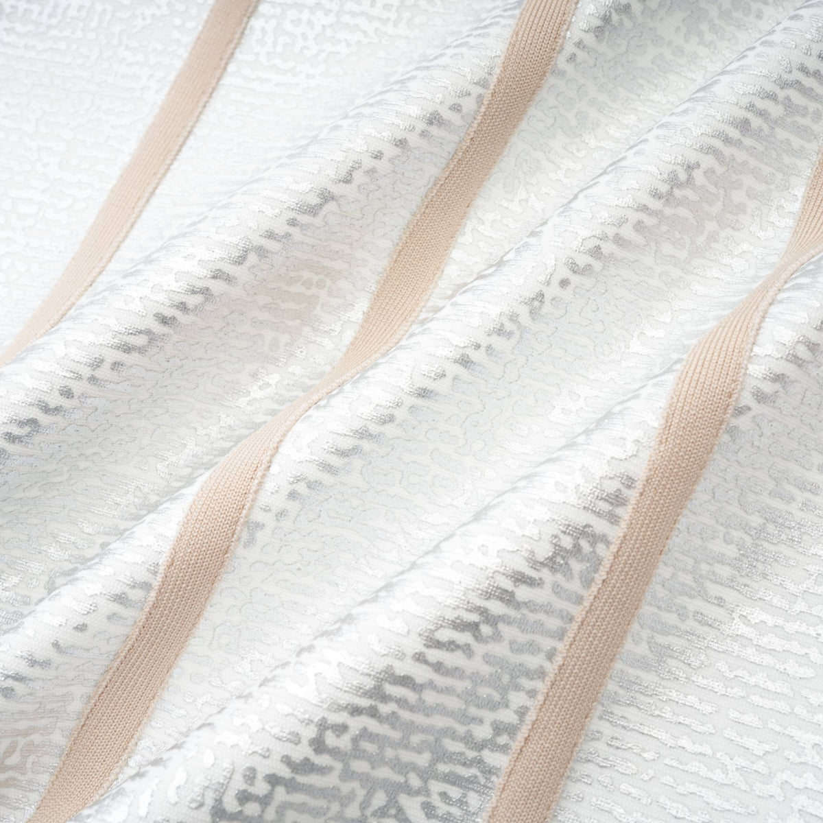 Danica silver bandage mini dress