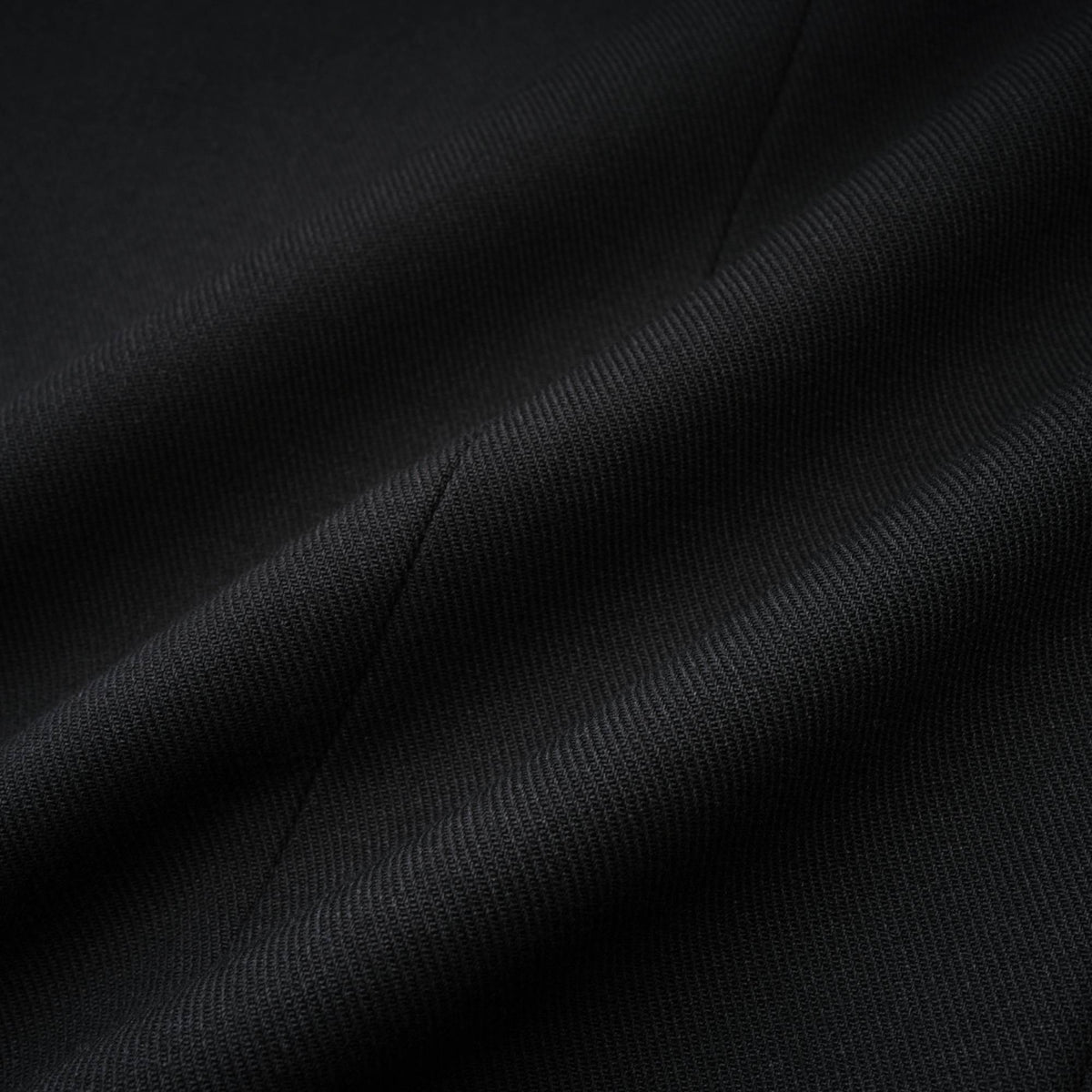 Eithne black double-breasted long coat