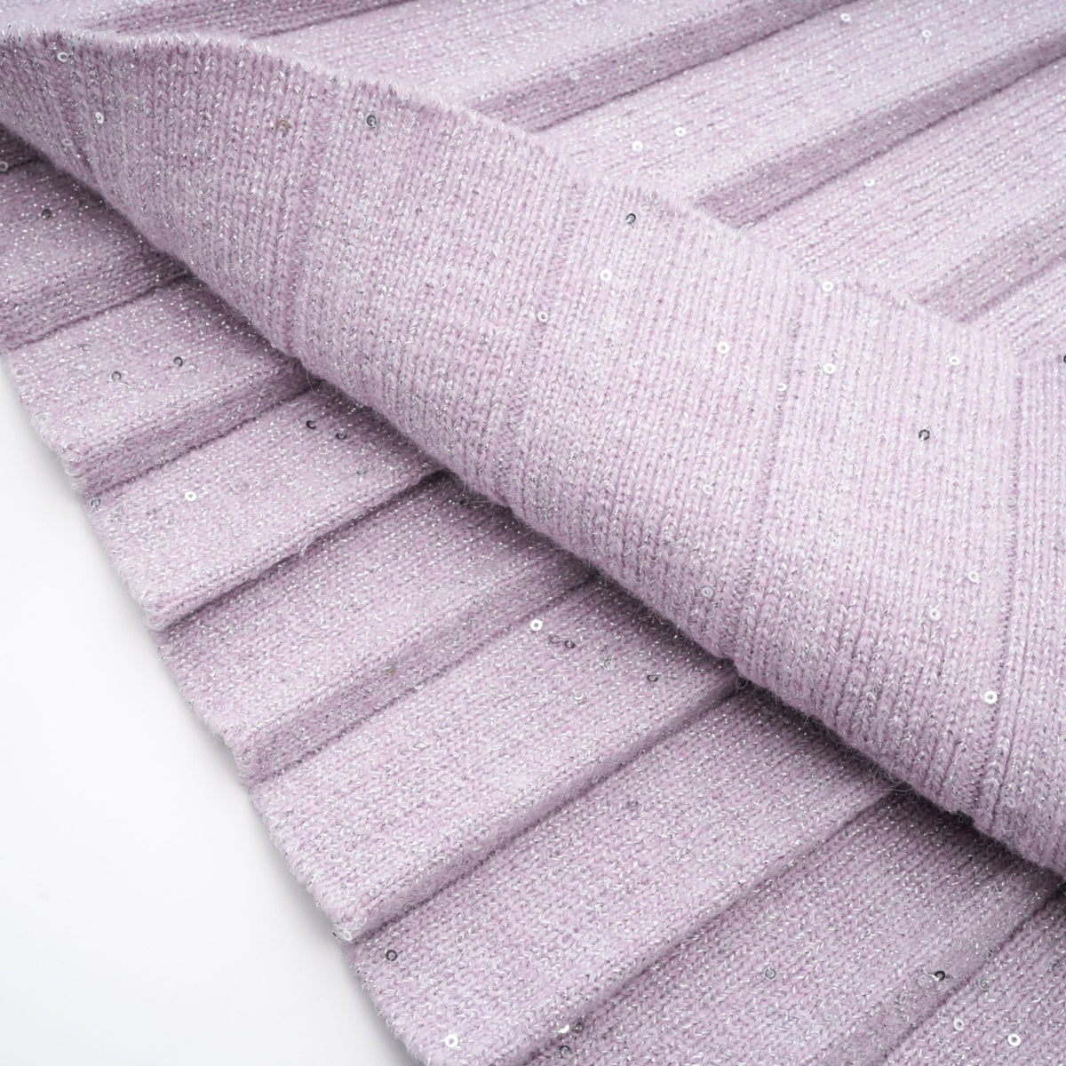 Fabienne purple sequin-detail jacket & skirt matching set