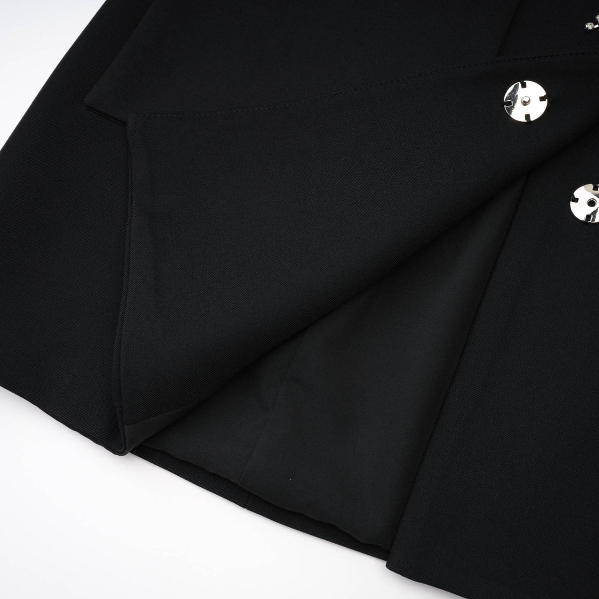 Fionnghuala Black Crystal Embellished Mini Dress (Final Sale-US Only)