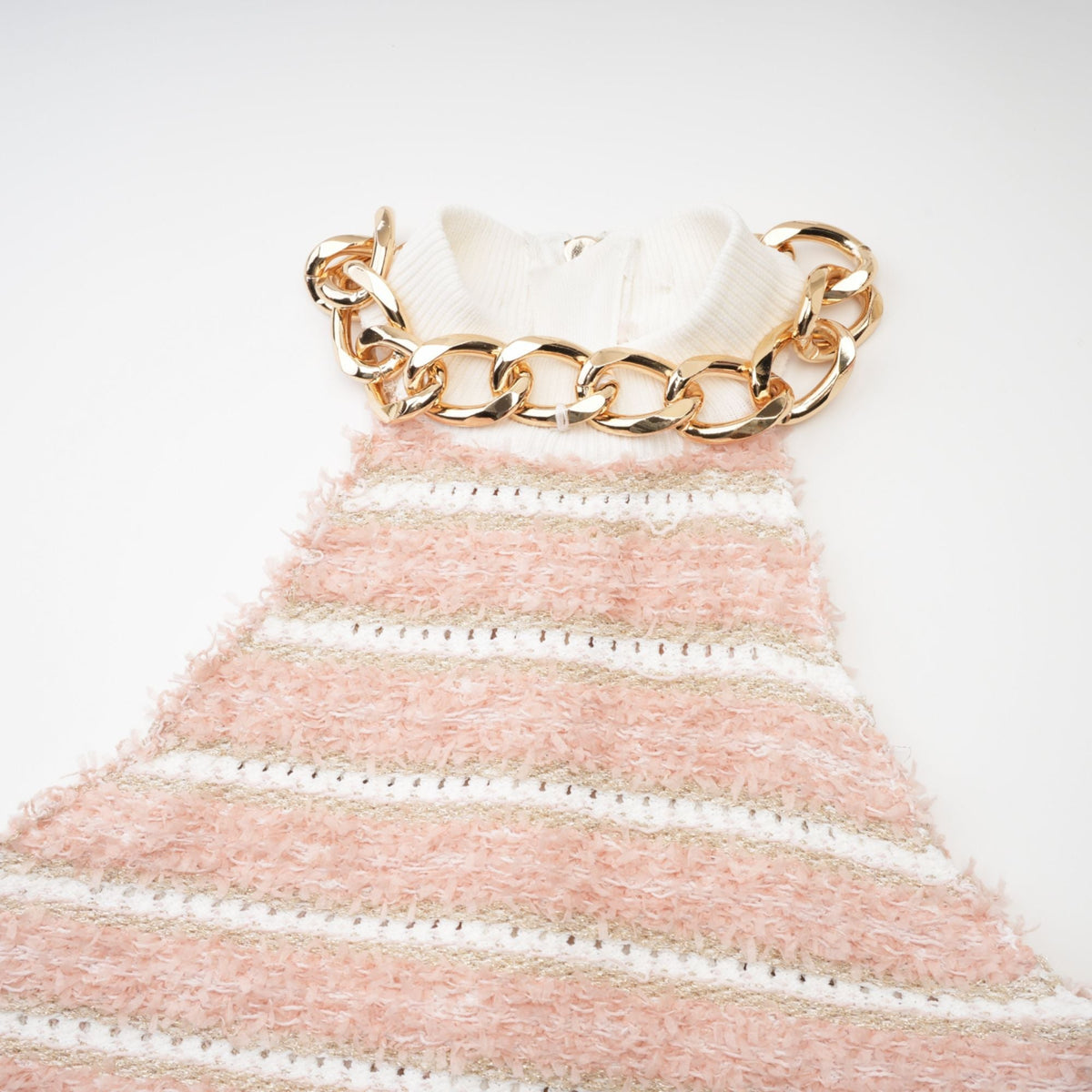 Inès chain-link mini dress