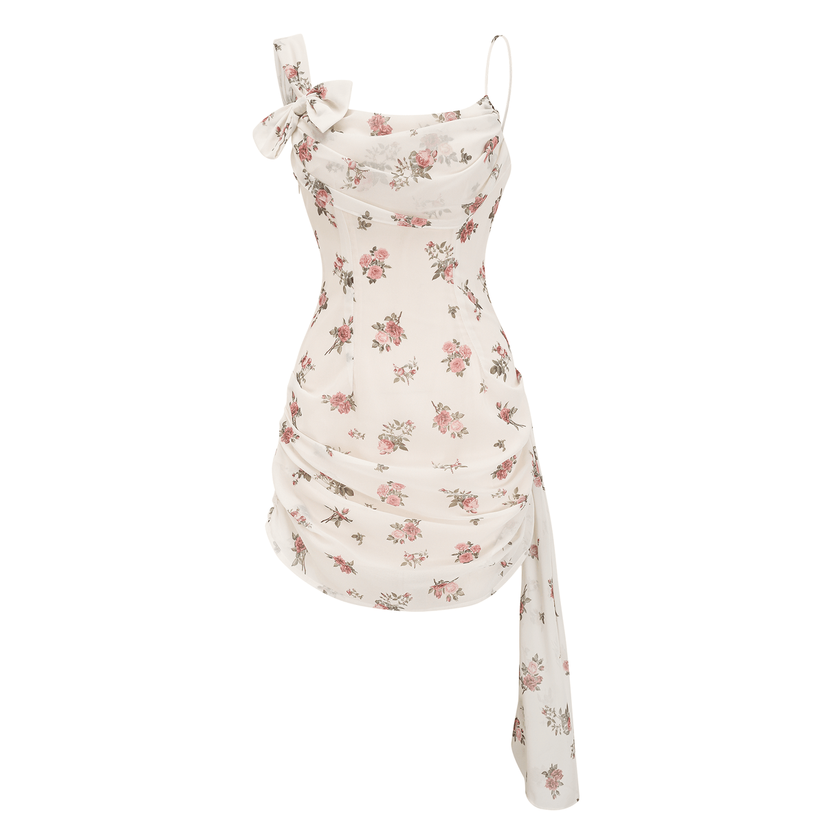 Jennie floral-print mini dress
