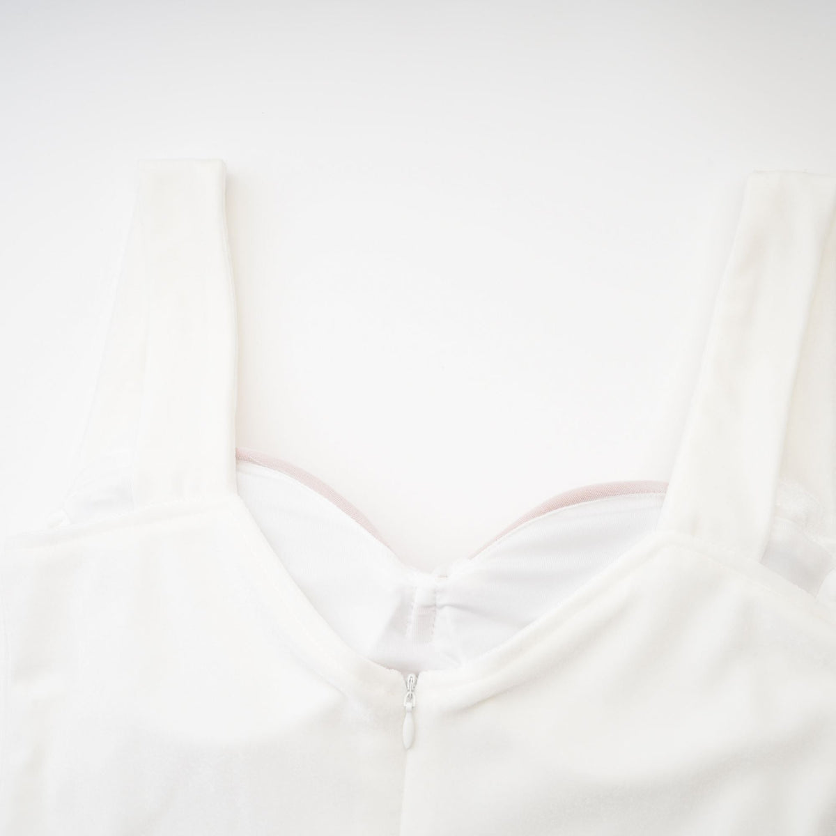 Kéfera white mesh midi dress (Final Sale)