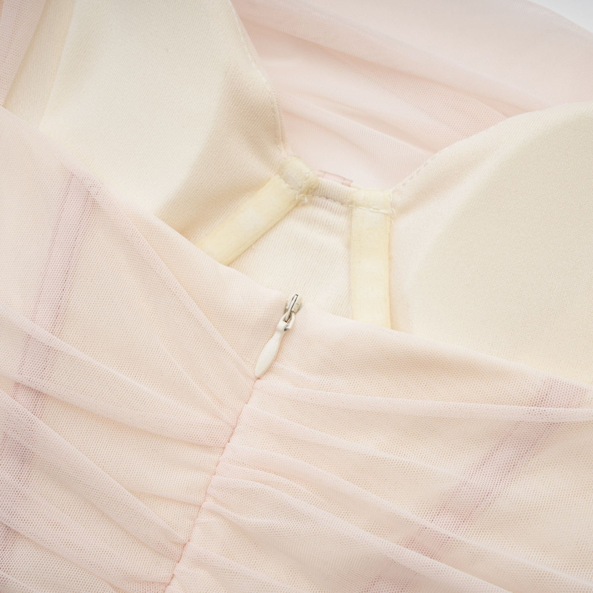 Laurianne white bustier-style midi dress