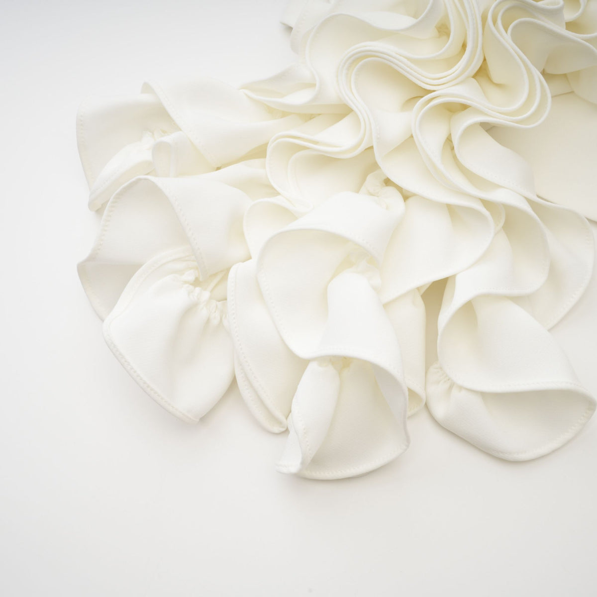Lucie white floral-applique top