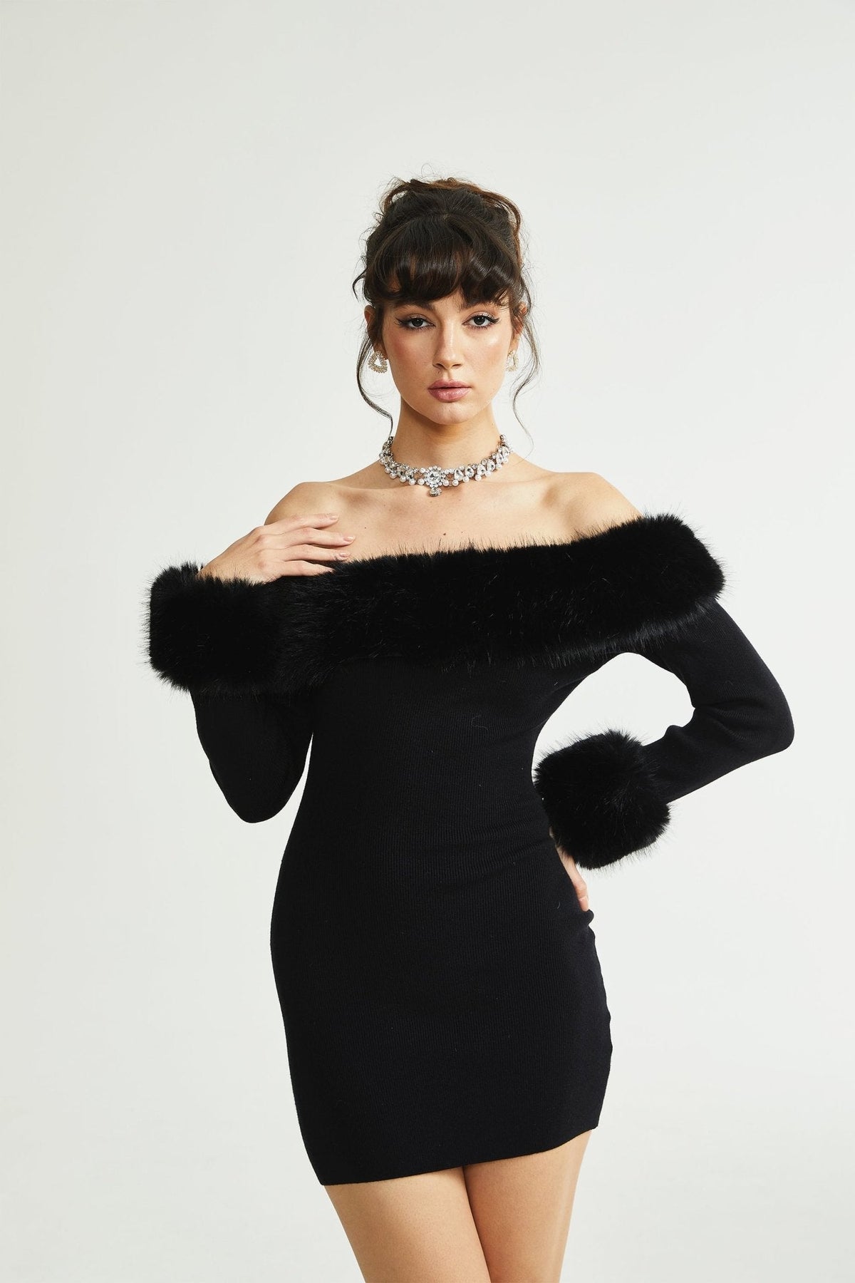 Madeleine off-shoulder dress