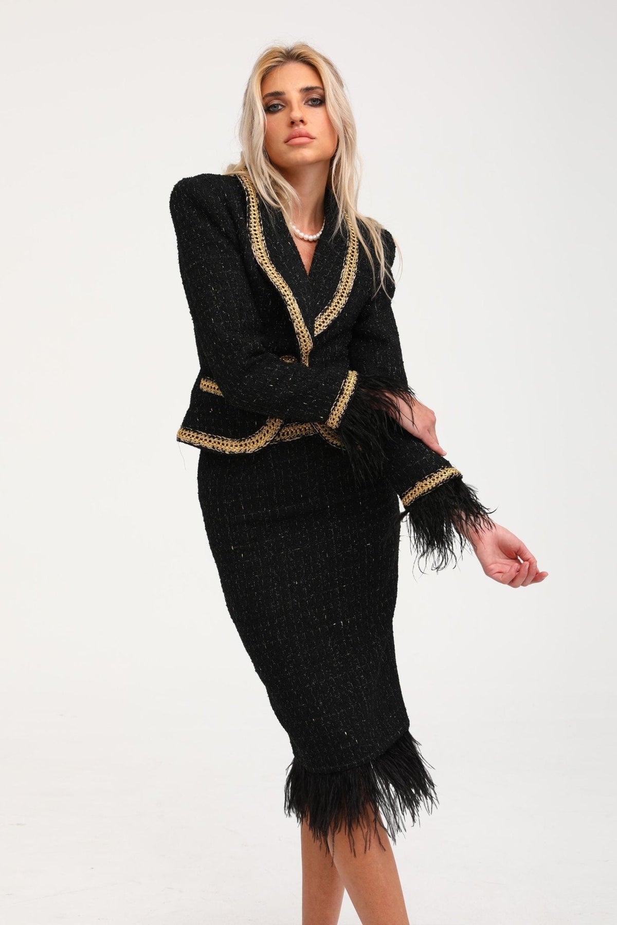 Maedhbh jacket & skirt matching set