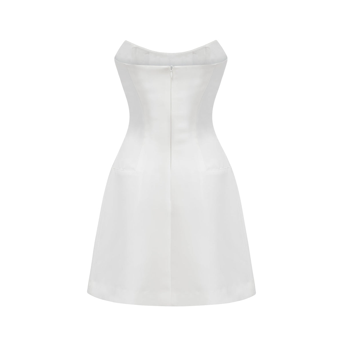 Melisande white embellished mini dress