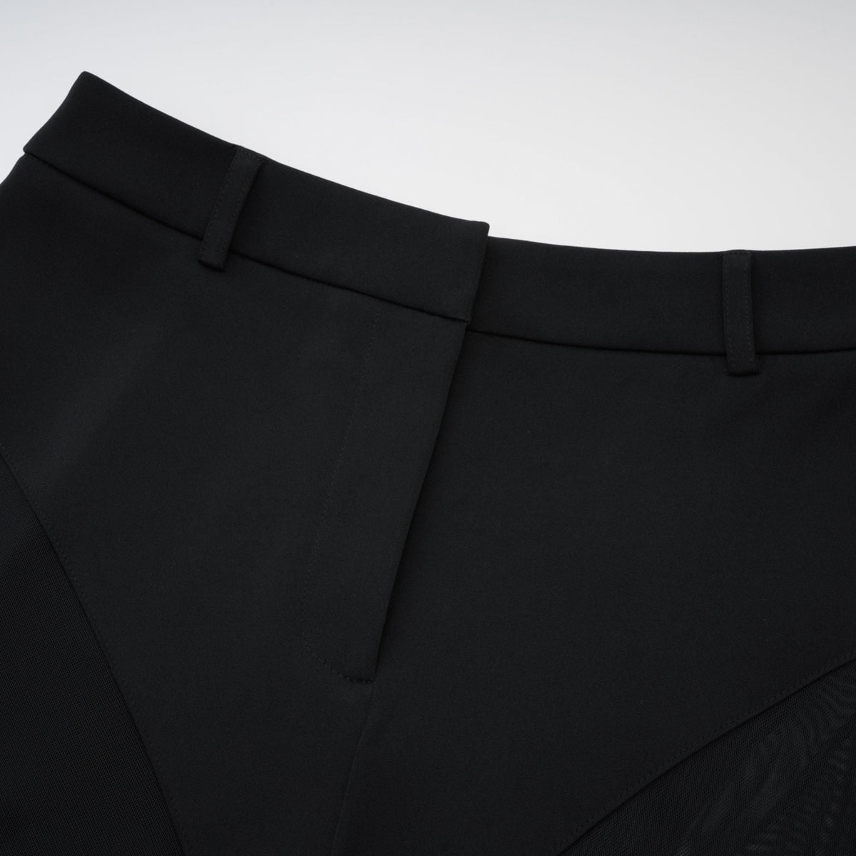 Noémie sheer-panel flared trousers (Final Sale)