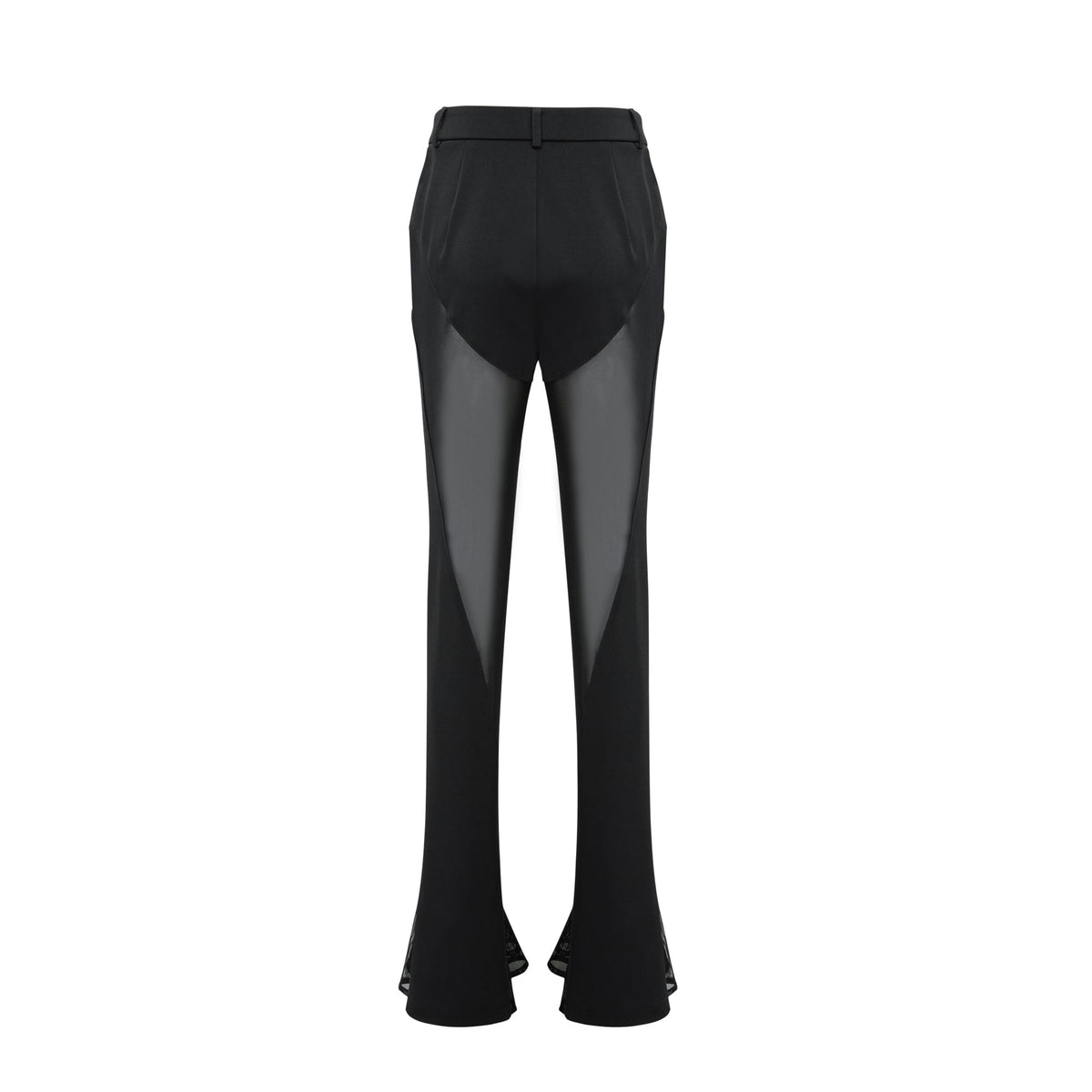 Noémie sheer-panel flared trousers (Final Sale)