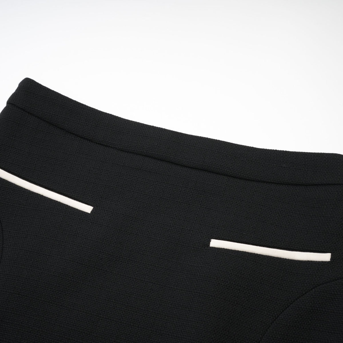 Odile black jacket & skirt matching set