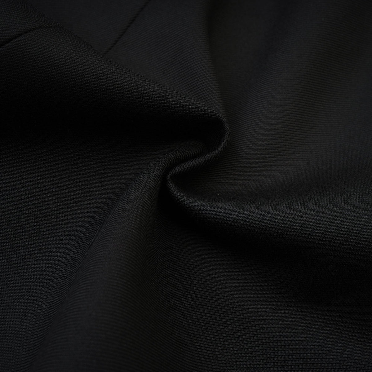 Priscille black double-breasted wool blazer