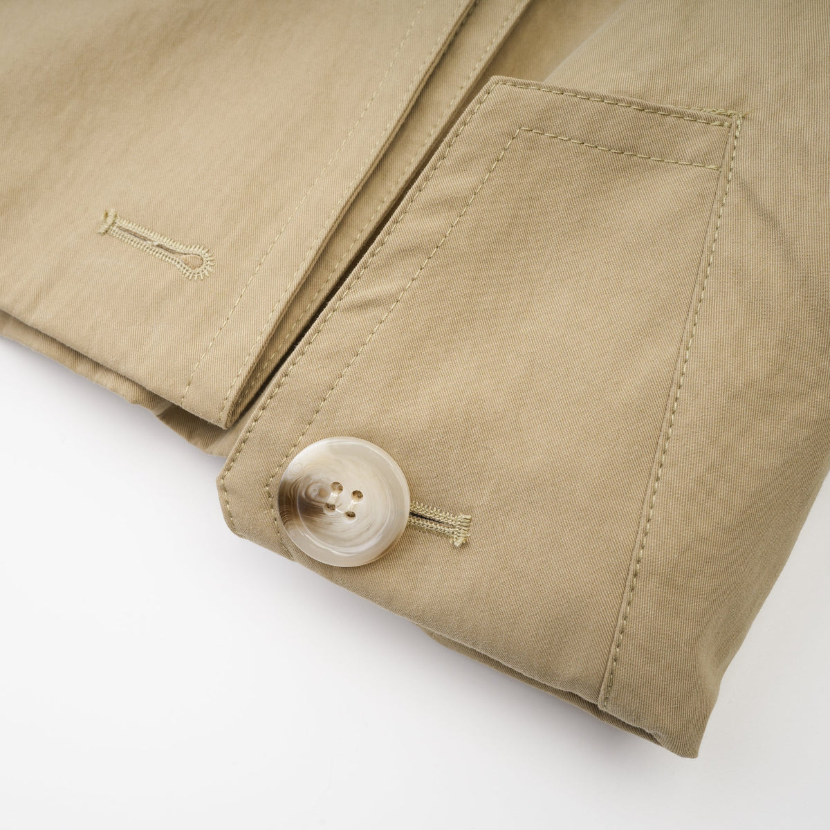 Justine belted-waist trench coat