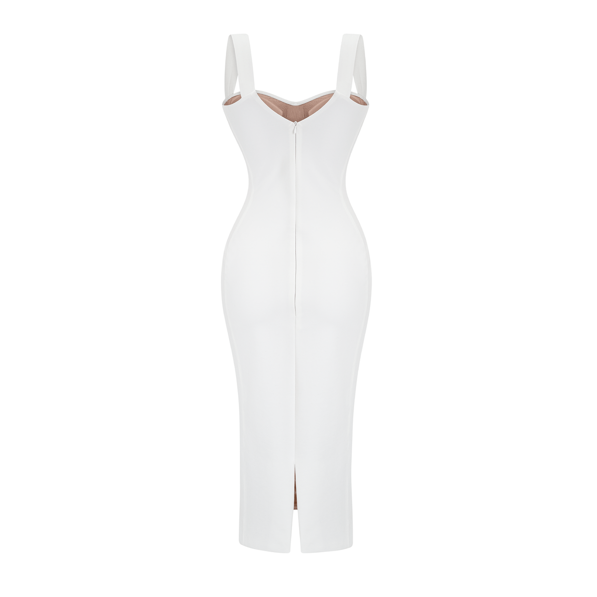 Titania bustier-style bandage midi dress