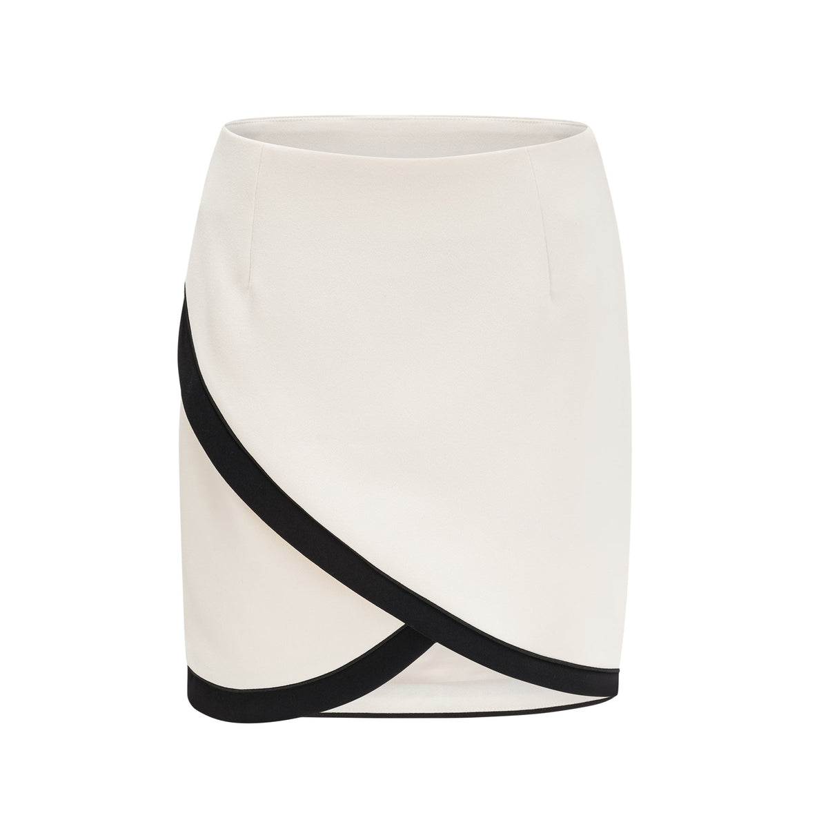 Vespera contrast colours jacket & skirt matching set