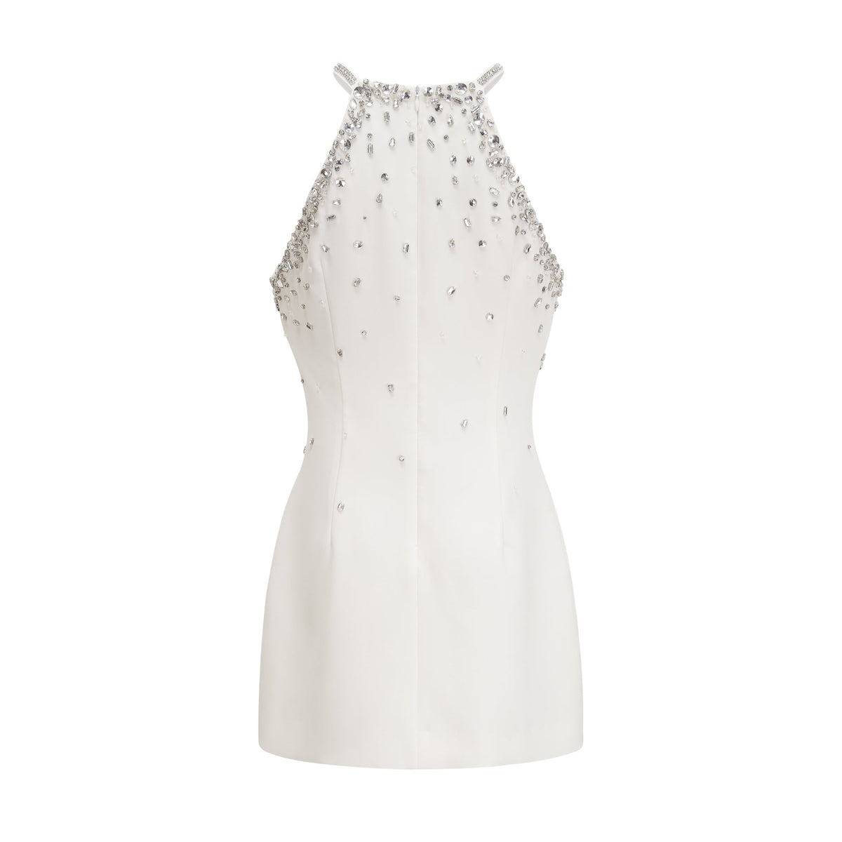 Xanthea black embellished mini dress