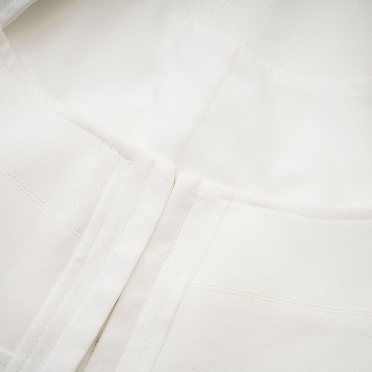 Yvette white long-sleeved corset top